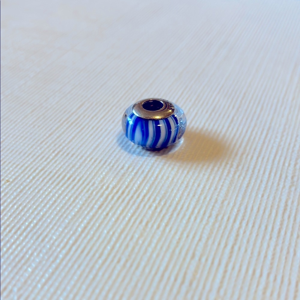 Pandora Blue and Silver Charm Bracelet
